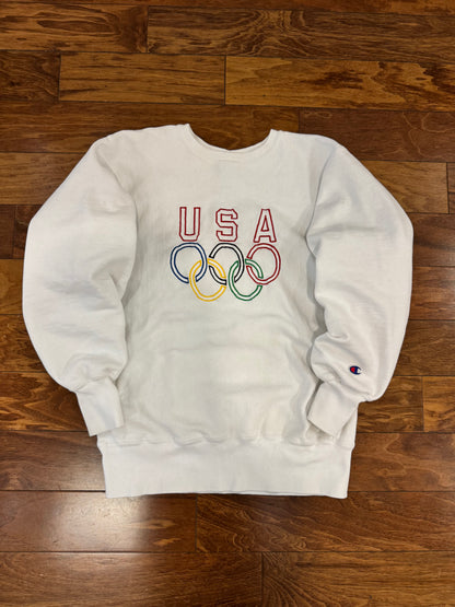 1996 USA Olympics Reverse Weave Vintage Crewneck (L)