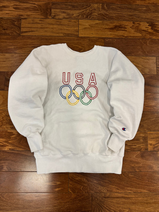 1996 USA Olympics Reverse Weave Vintage Crewneck (L)