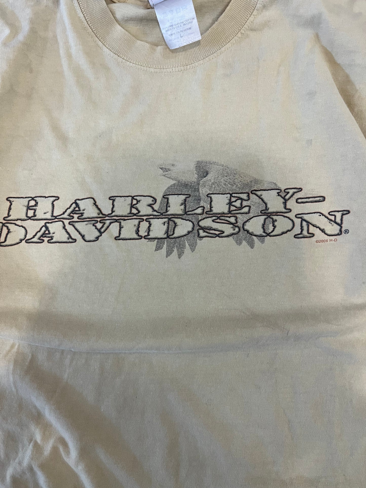 2000 Harley North Shore Yellow Tee (XXL)
