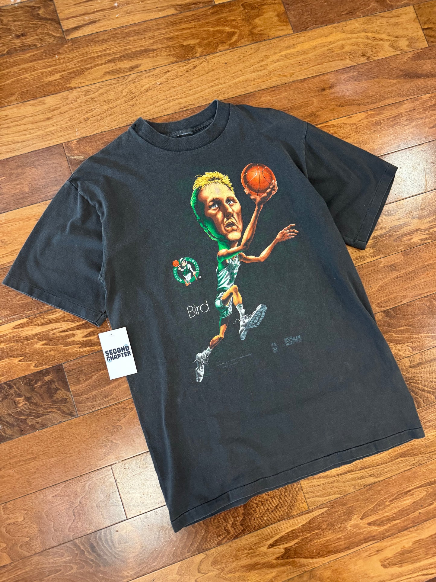 1991 Larry Bird Boston Celtics Big Head Tee (L)