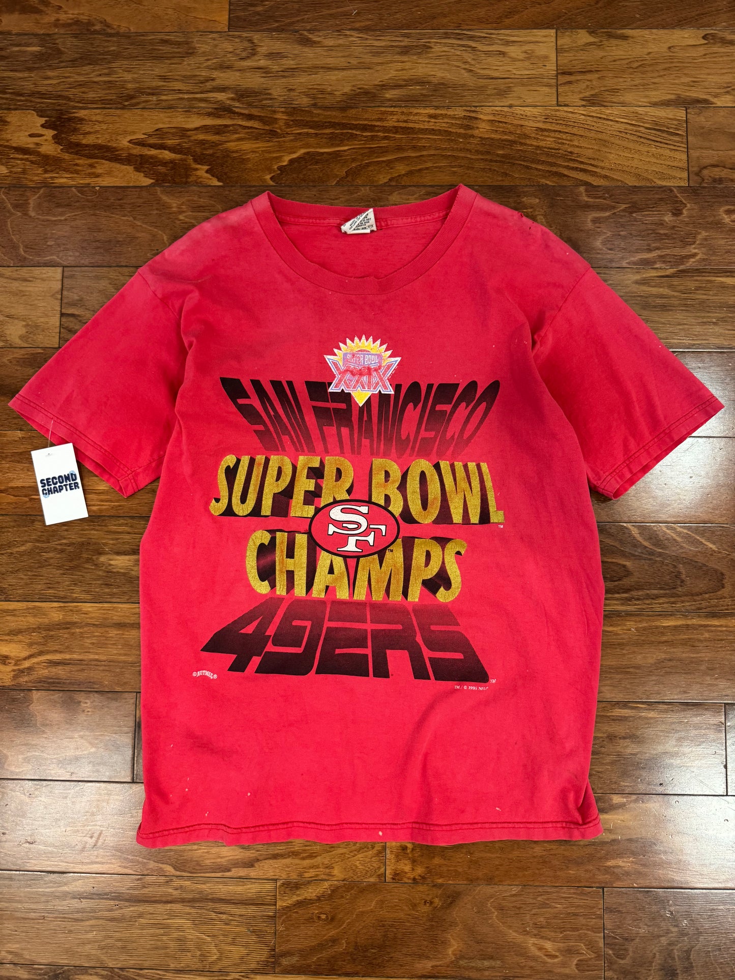 1995 San Francisco 49ers Big Spell Out Vintage Tee (XL)