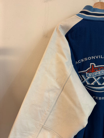 2005 Jacksonville Super Bowl Varsity Leather Jacket (XL)