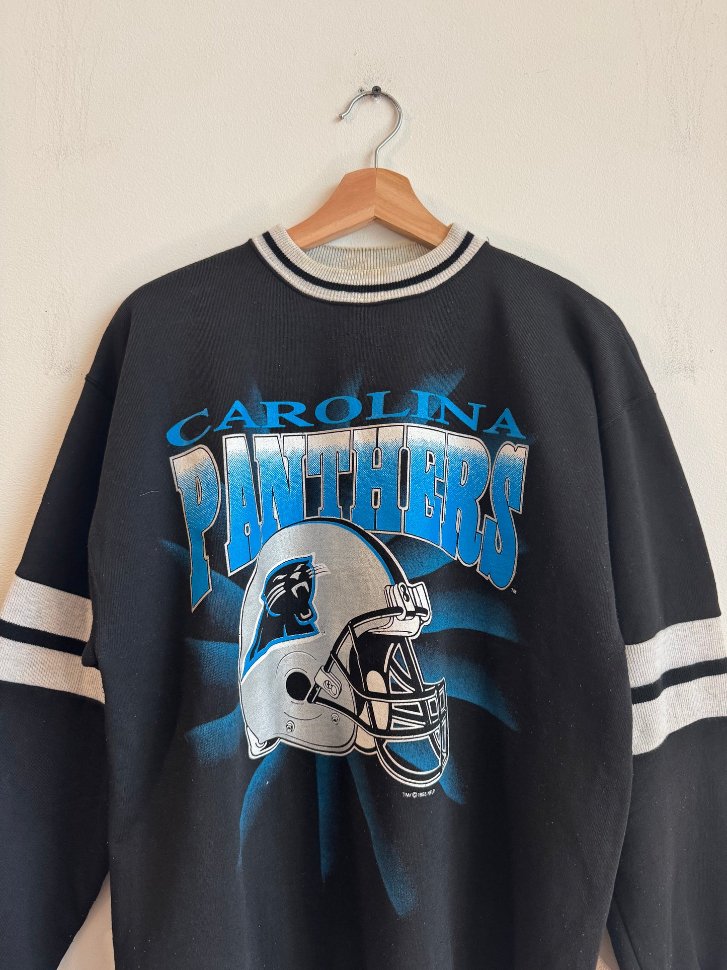 1993 Carolina Panthers Signal Sports Helmet Crewneck (XL)