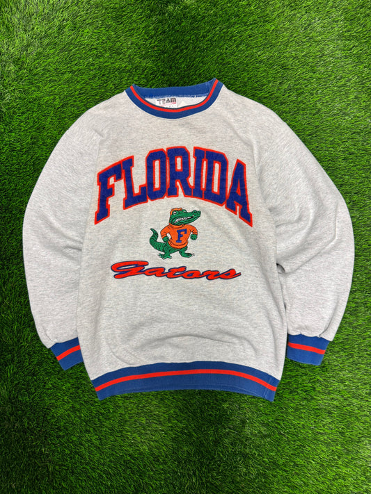 90s University of Florida UF Gators Embroidered Team Edition Vintage Crewneck (S)