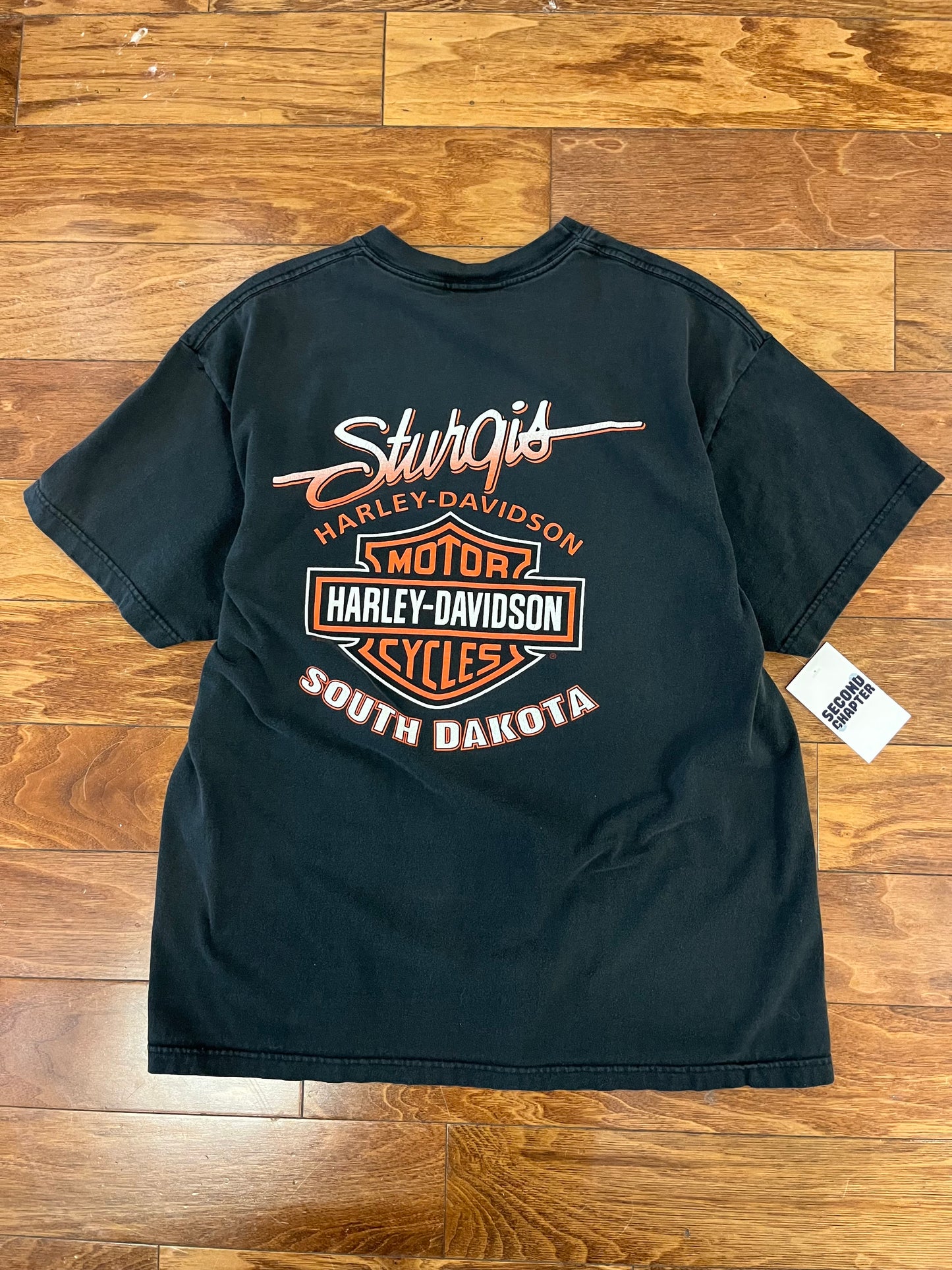 2004 Harley Davidson Sturgis Flames Graphic Tee (L)