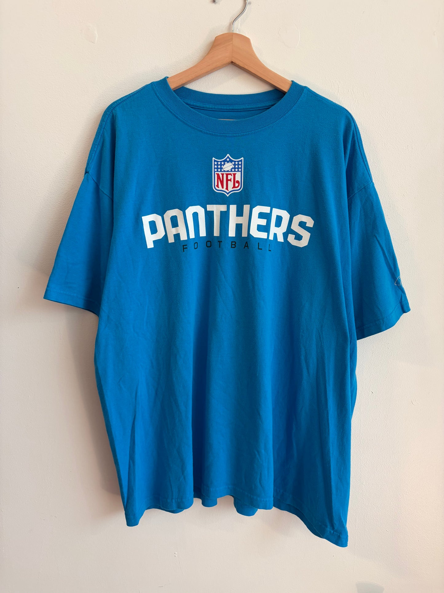 00s Carolina Panthers Football Blue NFC South Tee (XL)