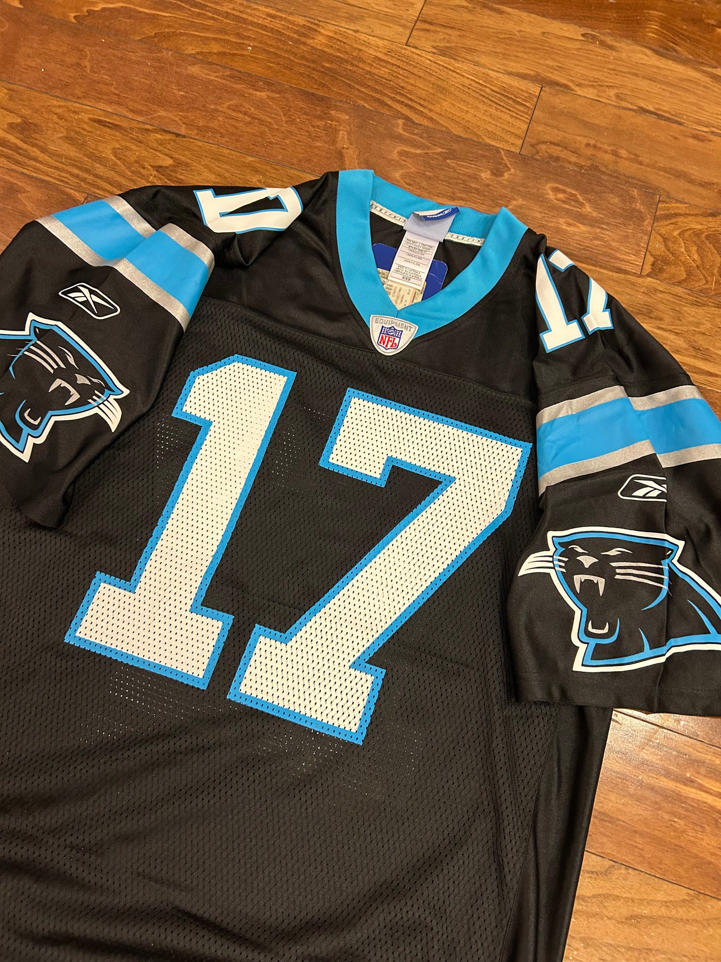 00s Carolina Panthers Jake Delhomme Deadstock Jersey (M)