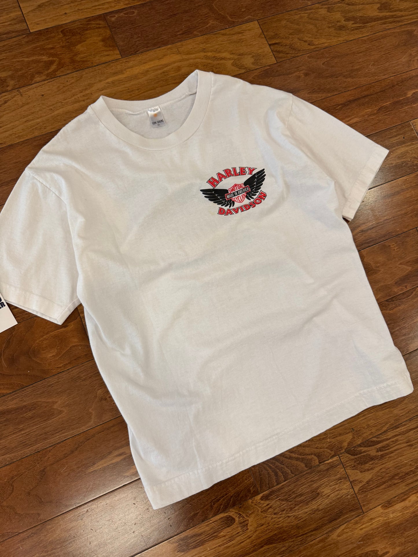 00s Harley Davidson Mexico Bootleg Eagle Graphic Vintage Tee (XL)