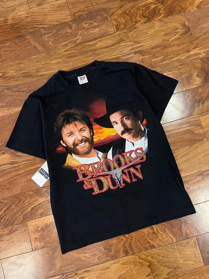 90s Brooks & Dunn Country Music Tour Tee (M)