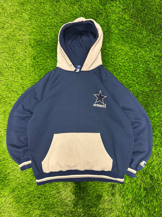 90s Dallas Cowboys Starter Distressed Hoodie (XL)