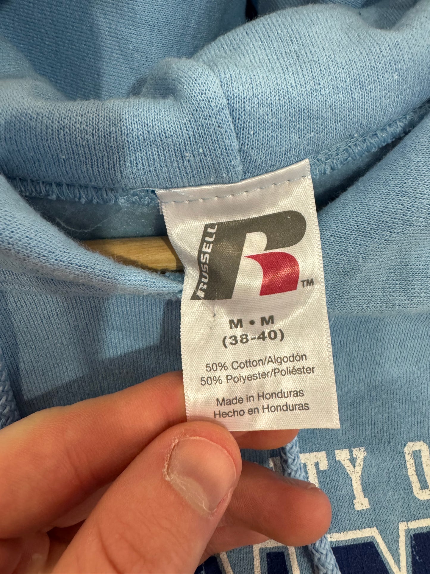 00s University Of North Carolina (UNC) Russell Athletics Hoodie (M)
