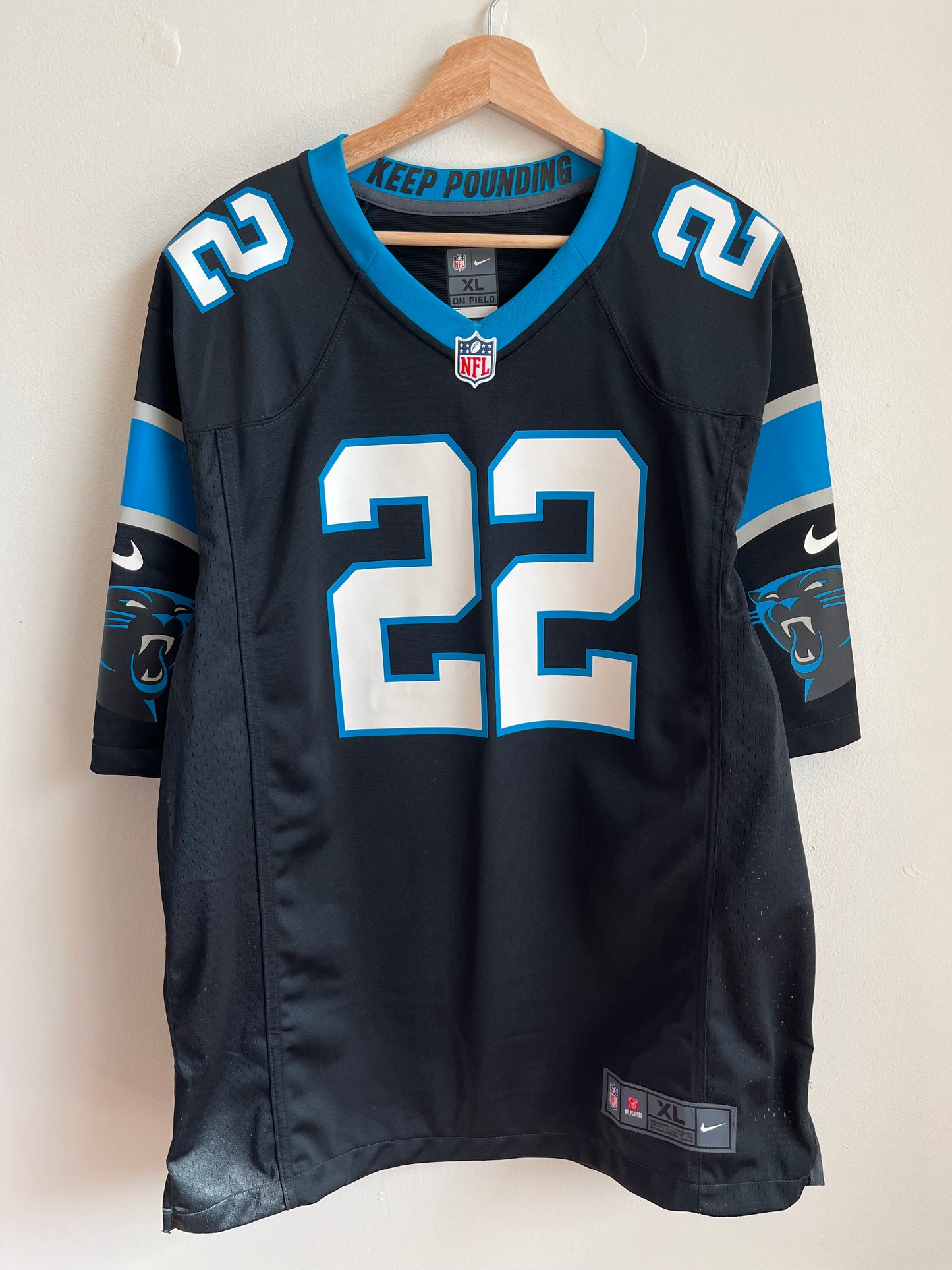 2020 Carolina Panthers Christian McCaffery Nike Home Jersey (XL)