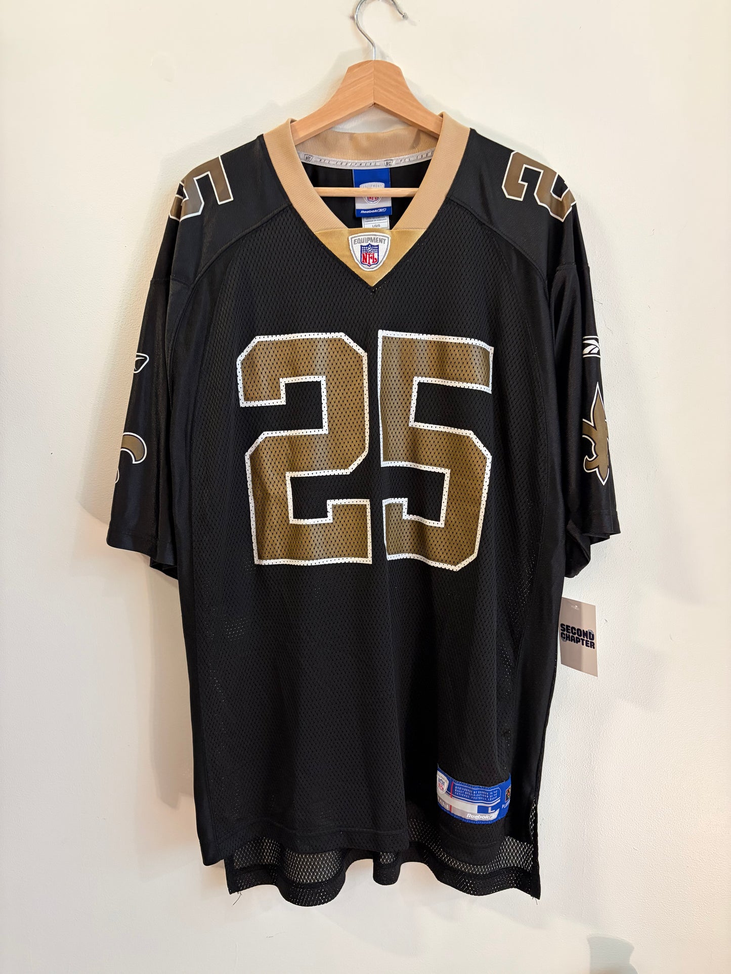 00s New Orléans Saints Reggie Bush Reebok Home Jersey (L)