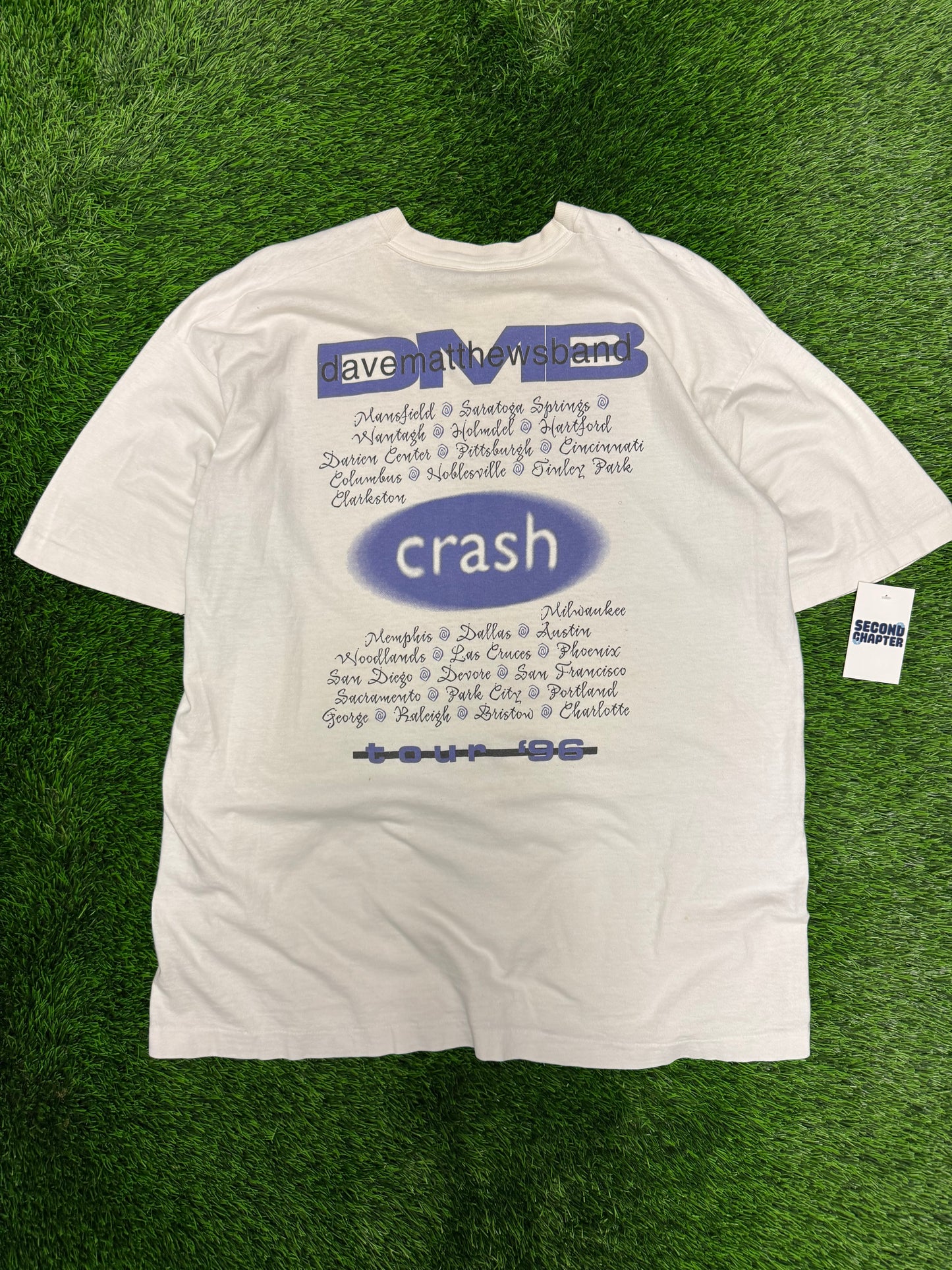 1996 Dave Matthews Band Crash Tour Vintage Music Tee (XL)
