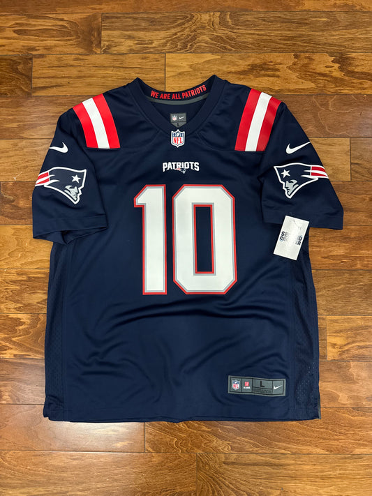 2021 New England Mac Jones Nike Jersey (L)