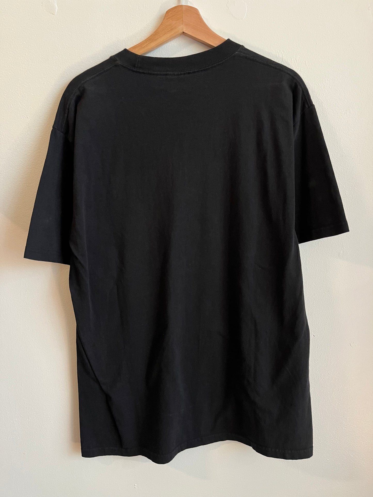 2001 Baltimore Ravens Vintage Black Super Bowl Tee (L)