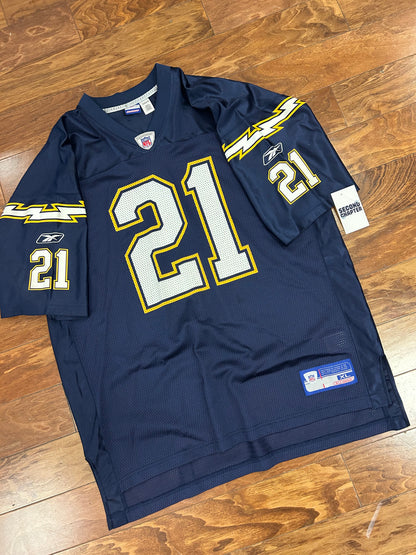 00s San Diego Chargers LaDainian Tomlinson #21 Vintage NFL Reebok Jersey (XL)