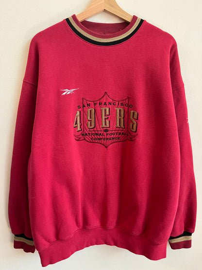 90s San Francisco 49ers Reebok Pro Line Crewneck (M)