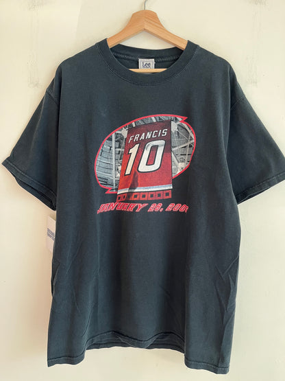 2006 Carolina Hurricanes Ron Francis Retirement NHL Hockey Tee (XL)