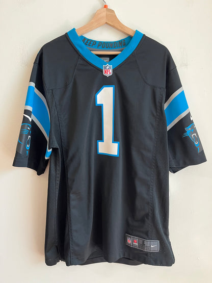 2010s Carolina Panthers Cam Newton Home Jersey (L)