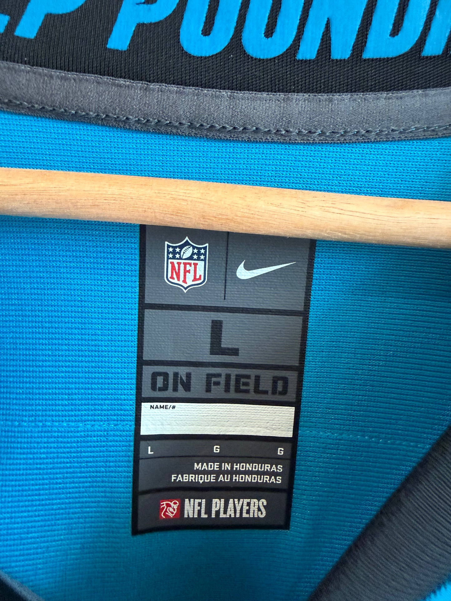 2016 Carolina Panthers Blue Greg Olsen Nike Jersey (L)