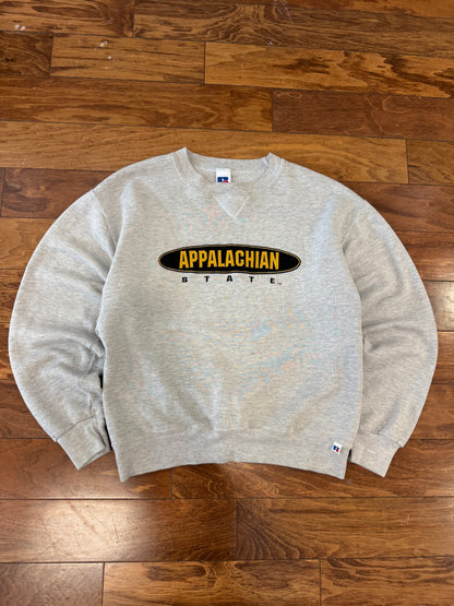 90s Appalachian State Russell Grey Crew (M)