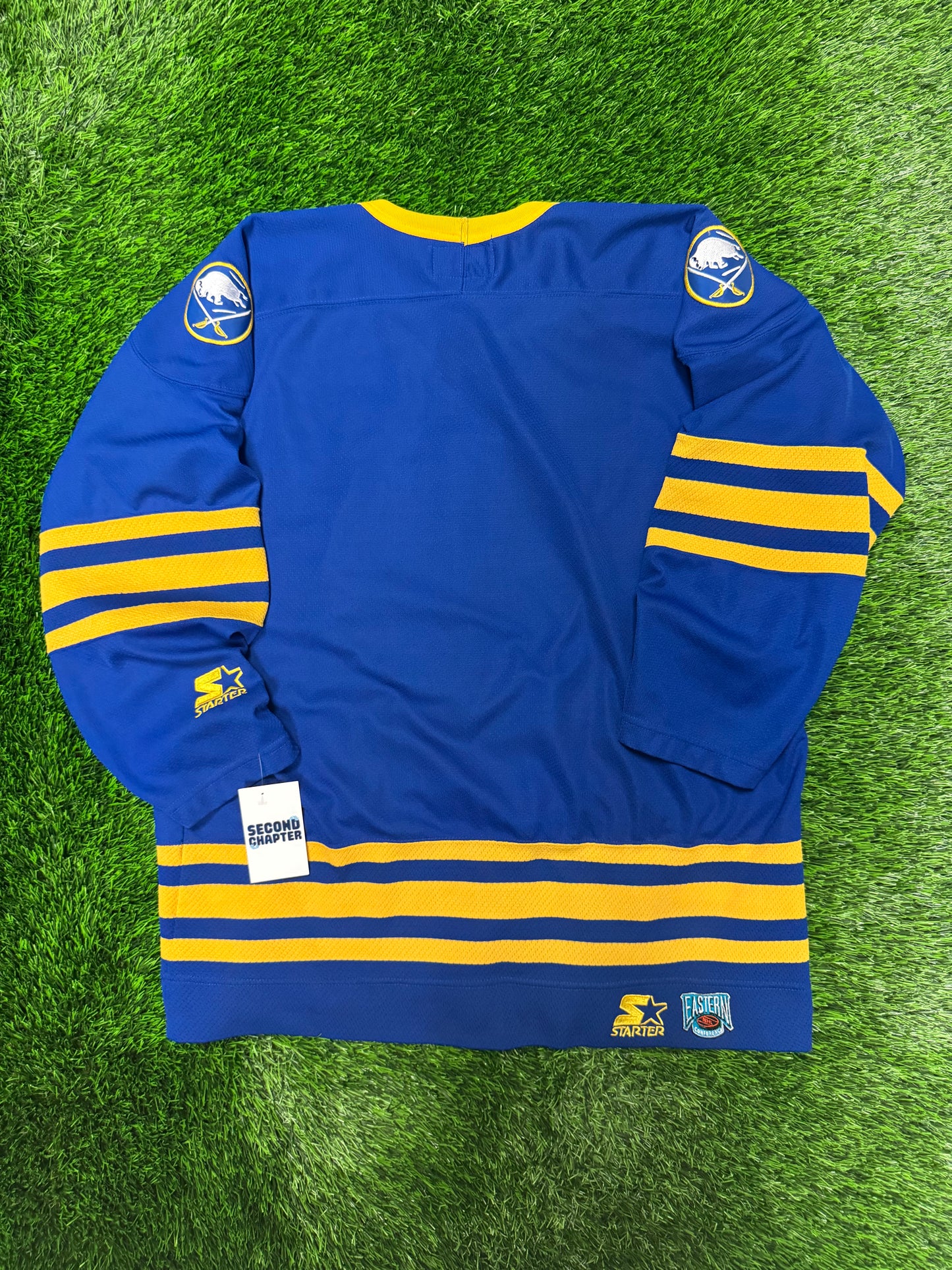 90s Buffalo Sabres Throwback NHL Starter Hockey Jersey (L)