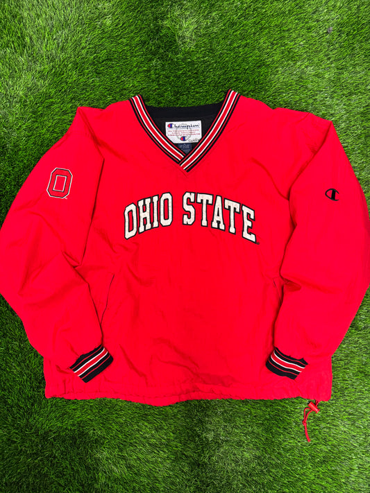 90s Ohio State University (OSU) Vintage Champion Windbreaker (XL)