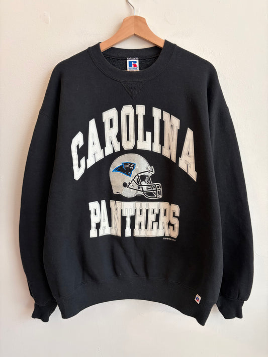 1993 Carolina Panthers Black Russell Crewneck (XL)