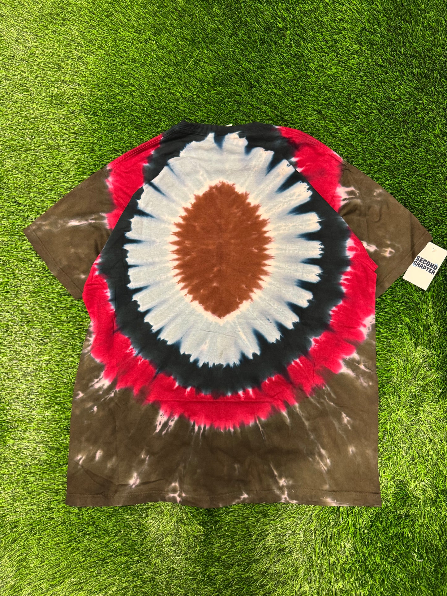 Vintage Tampa Bay Buccaneers Liquid Blue Tie Dye Deadstock Tee (XL)