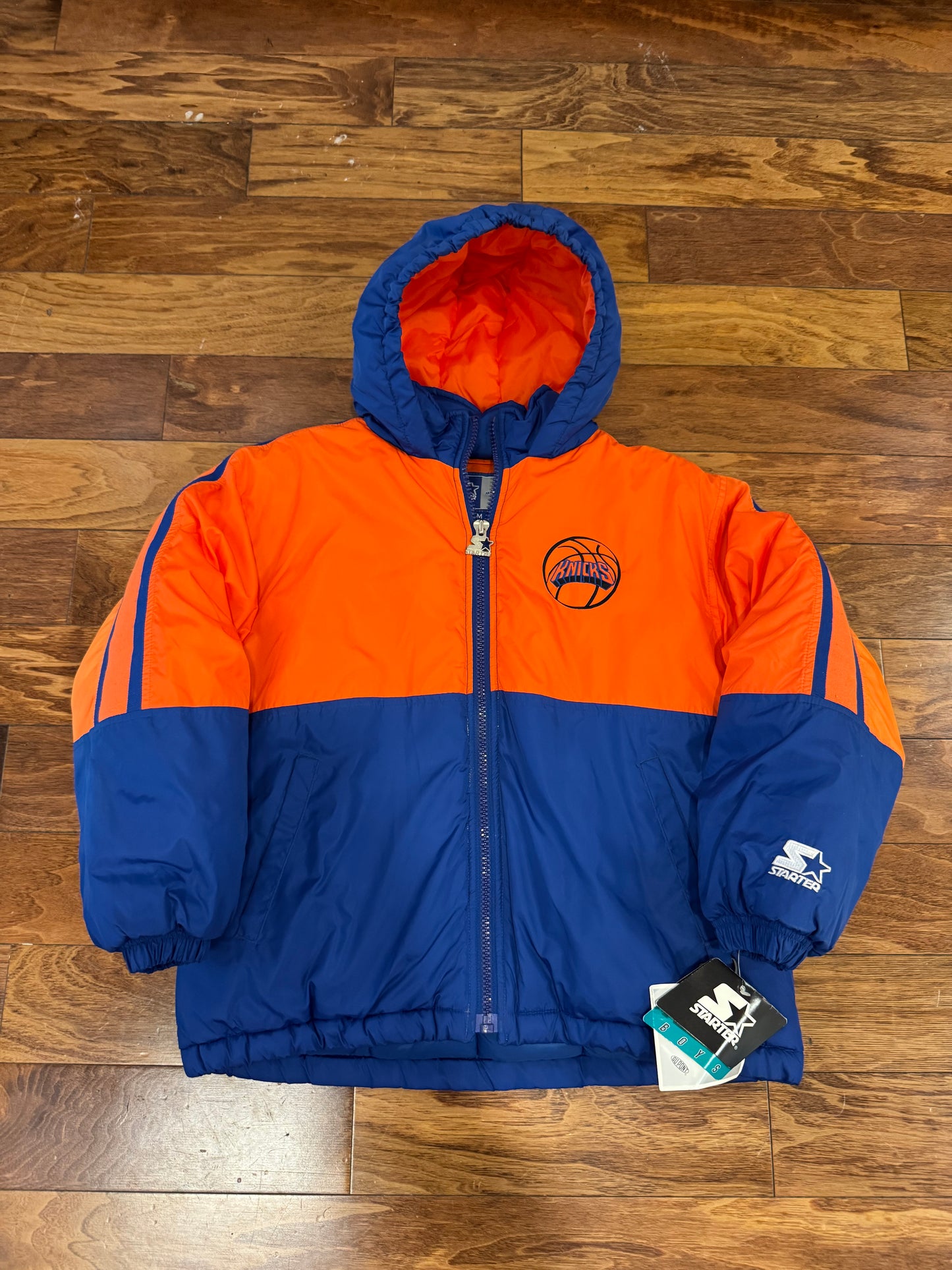 90s New York Knicks Puffer Jacket (Youth M)