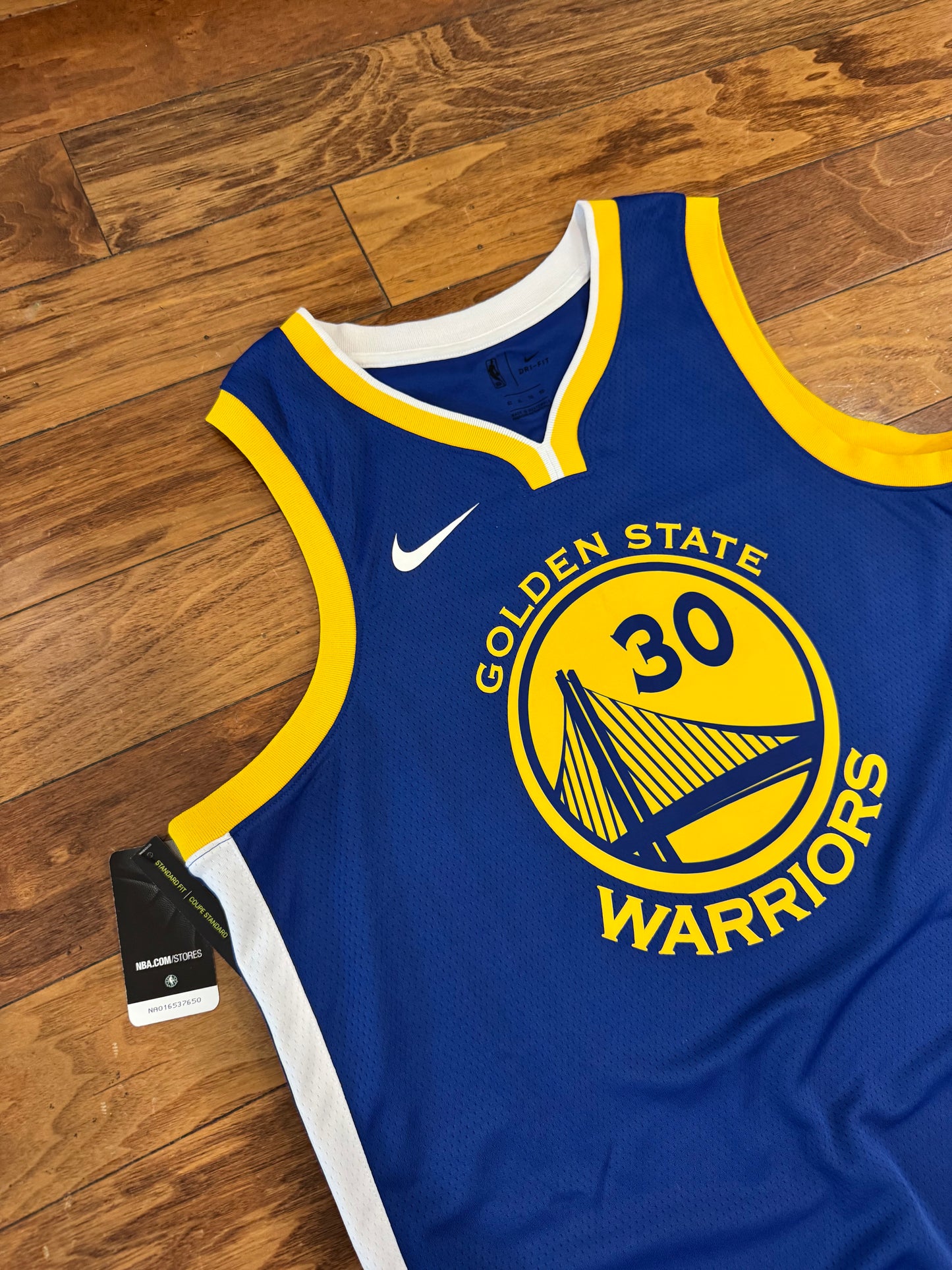 2019 Steph Curry Golden State Warriors Deadstock Jersey (XL)