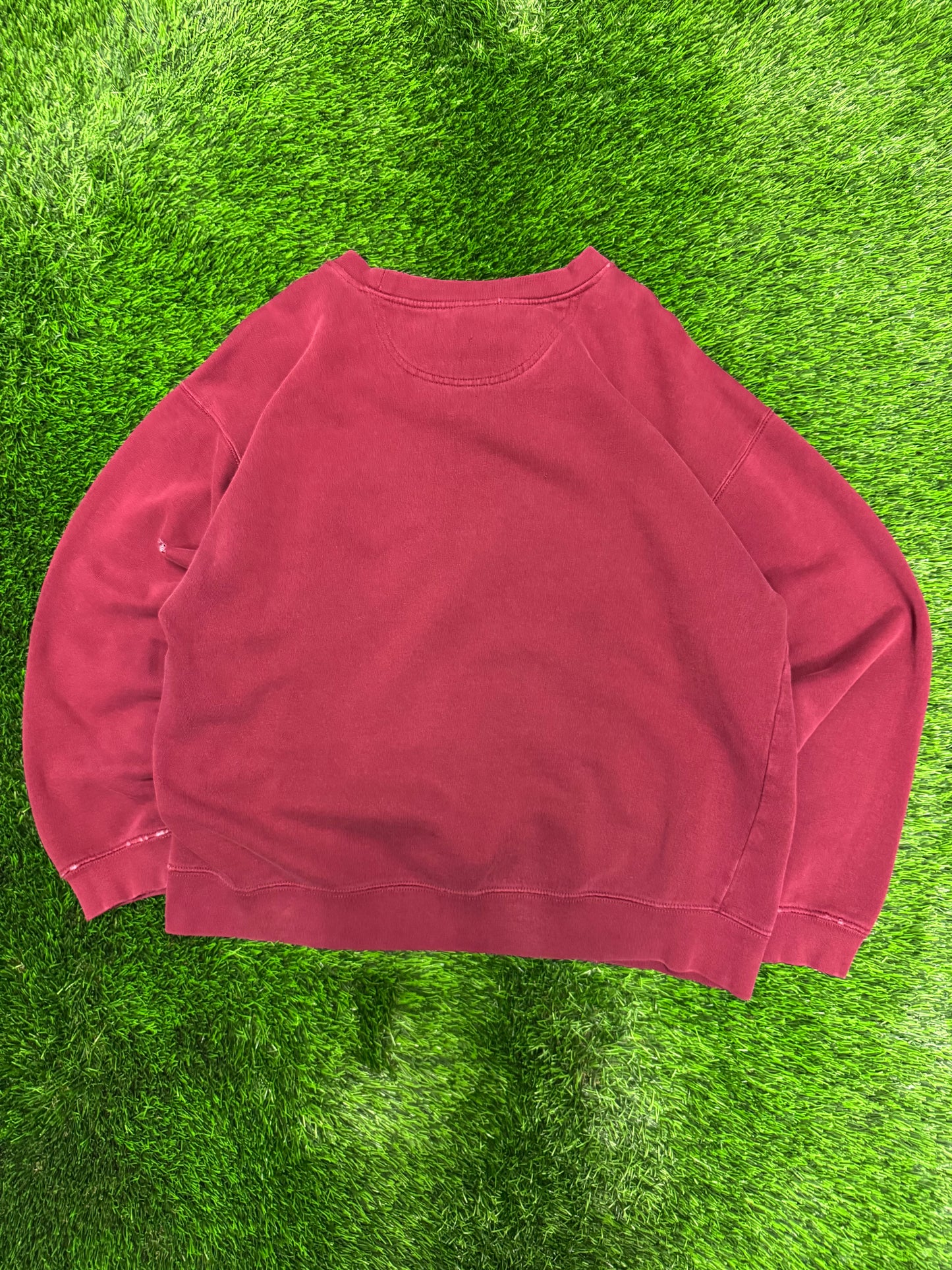 00s Virginia Tech Hokies Spell Out Vintage Starter Crewneck (XL)