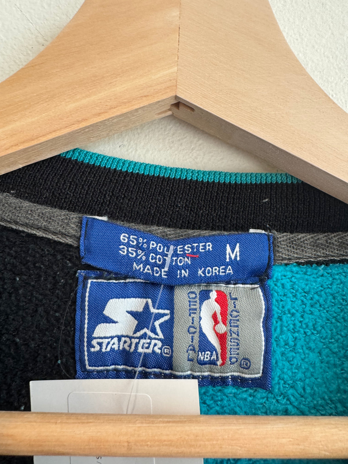 90s Charlotte Hornets 2 Tone Starter Crewneck (M)