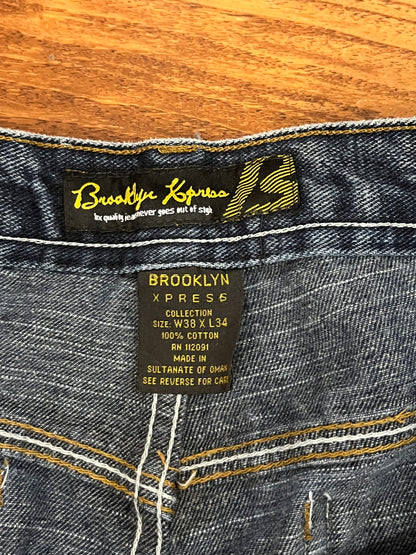 00s Brooklyn Express Baggy Jeans (38 x 34)