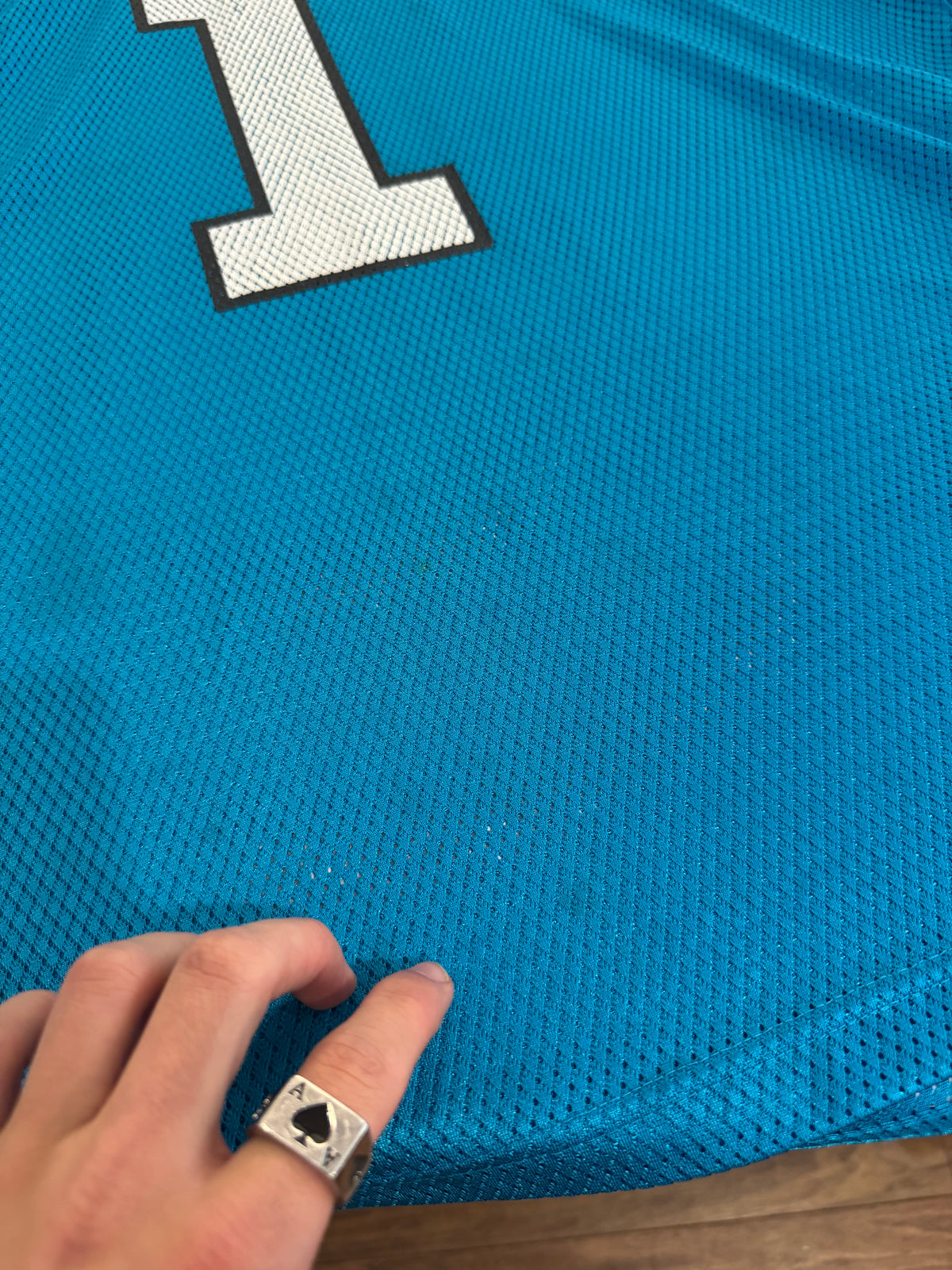 2010s Carolina Panthers Cam Newton Blue Rookie Reebok Jersey (XXL)