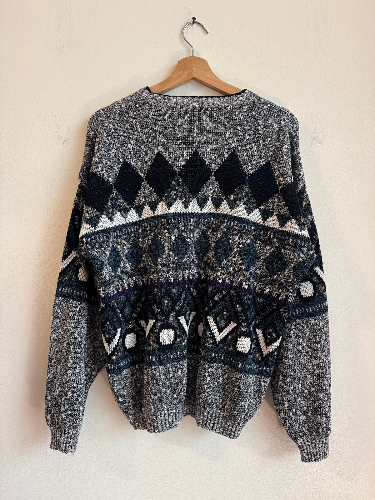 90s Impact Geometric Vintage Sweater (L)