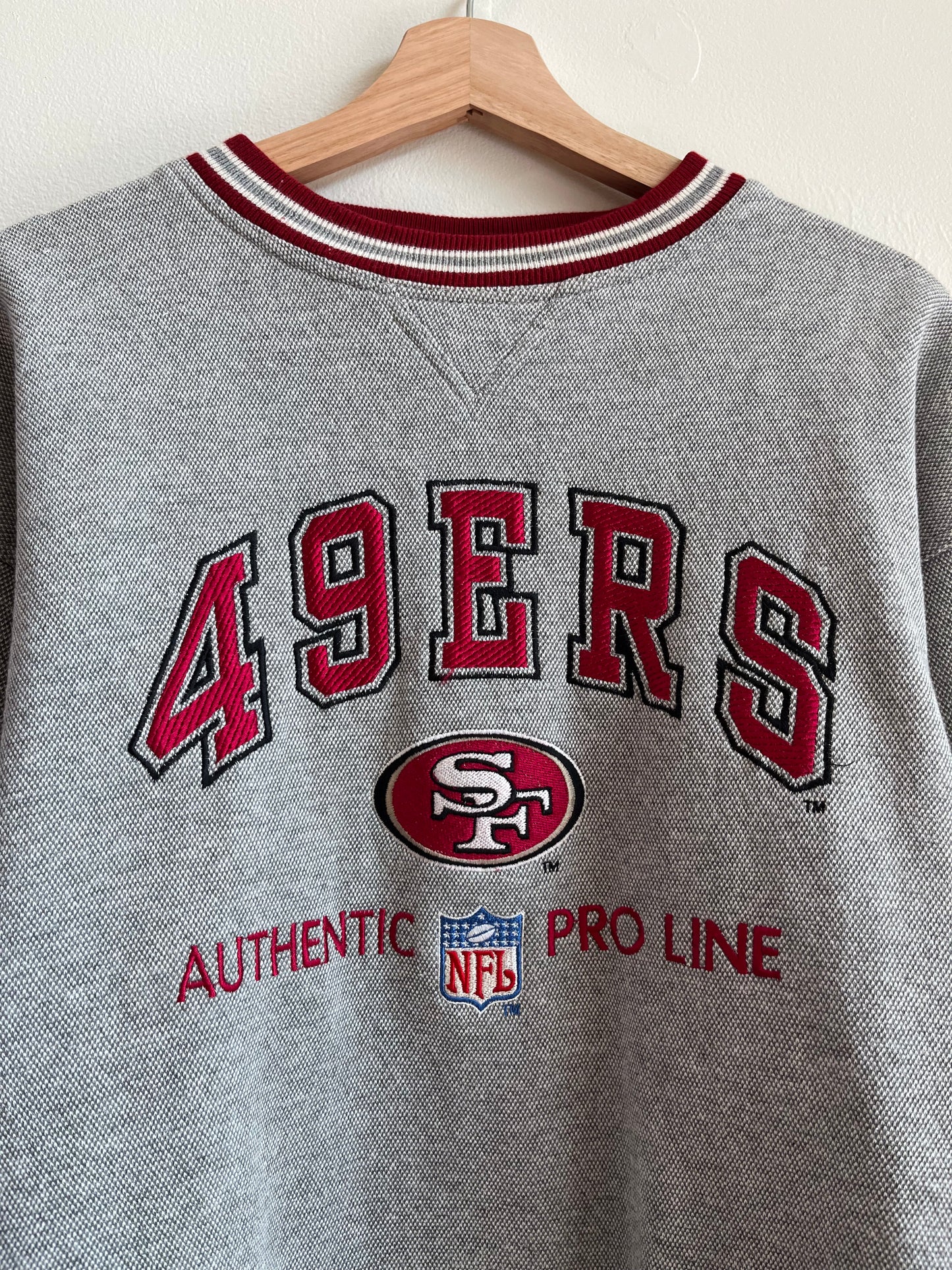 90s San Francisco 49ers Logo Athletic Pro Line Crewneck (L)