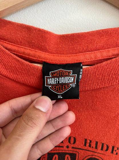 2006 Harley Davidson Orange Daytona Tee (XL)