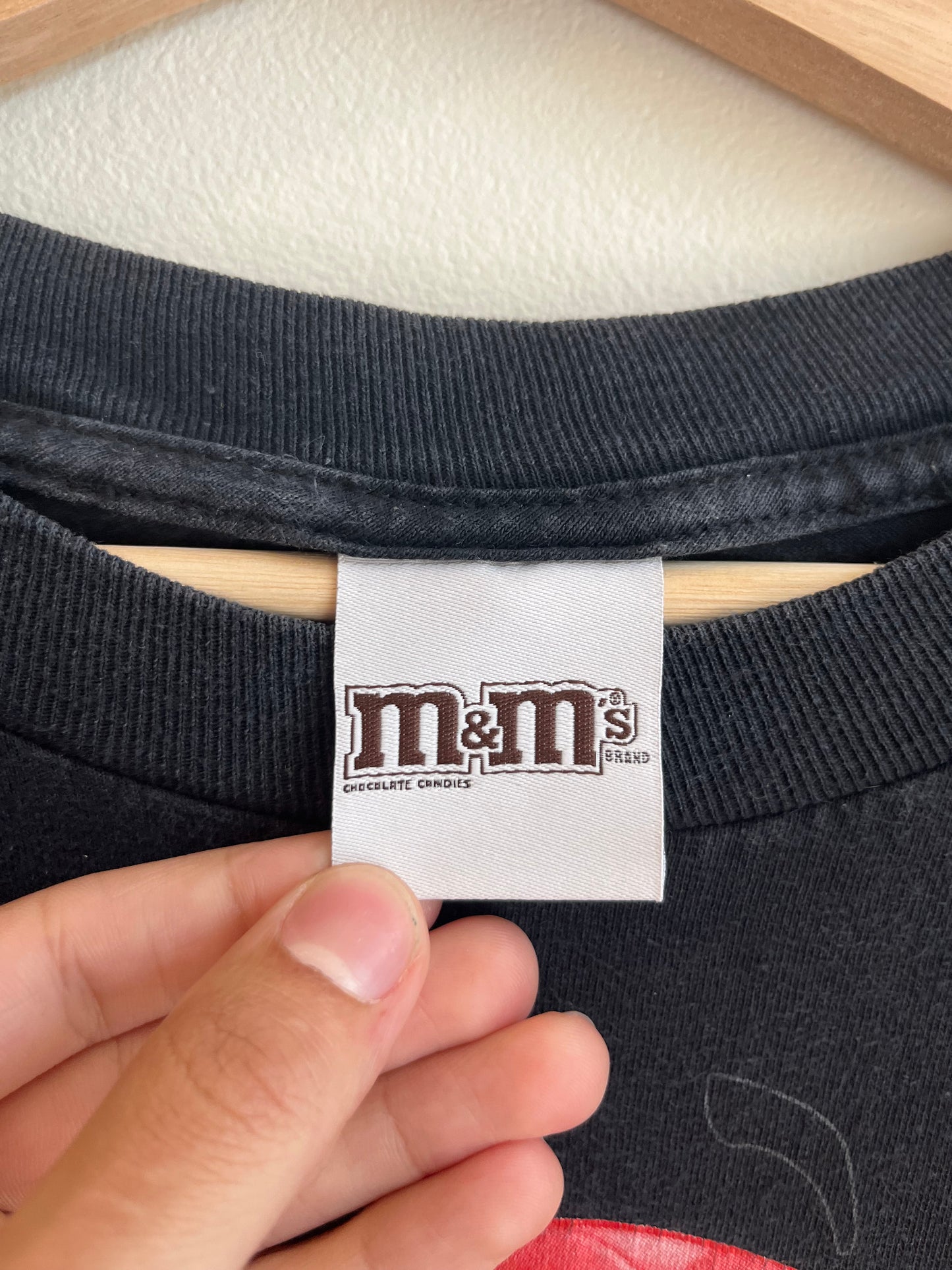 2011 M&M Red Graphic Distressed Tee (XL)