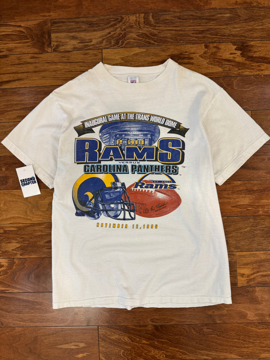 1995 Rams v Panthers Inaugural Game Tee (L)