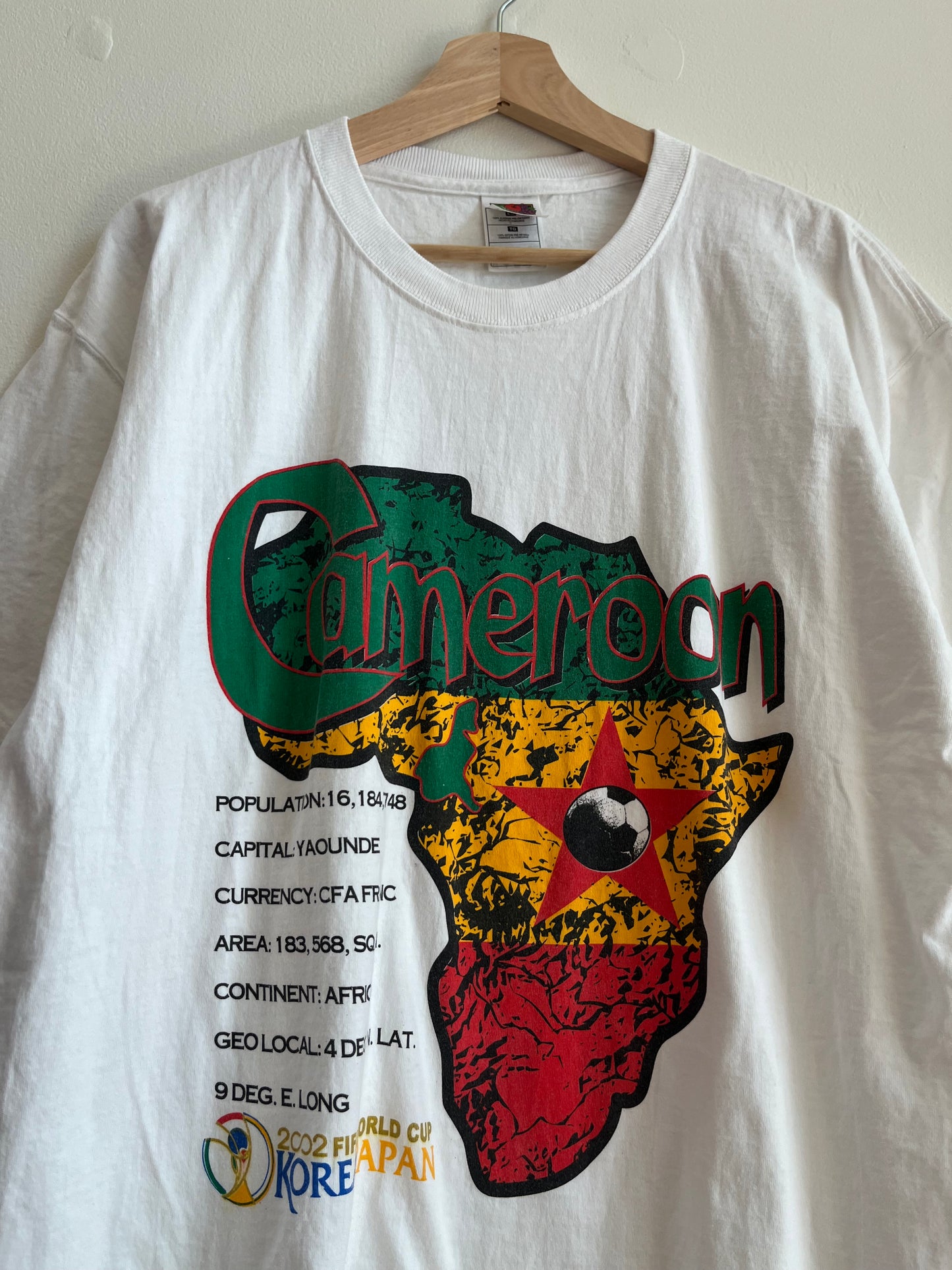 2002 Cameroon Vintage World Cup Tee (XL)