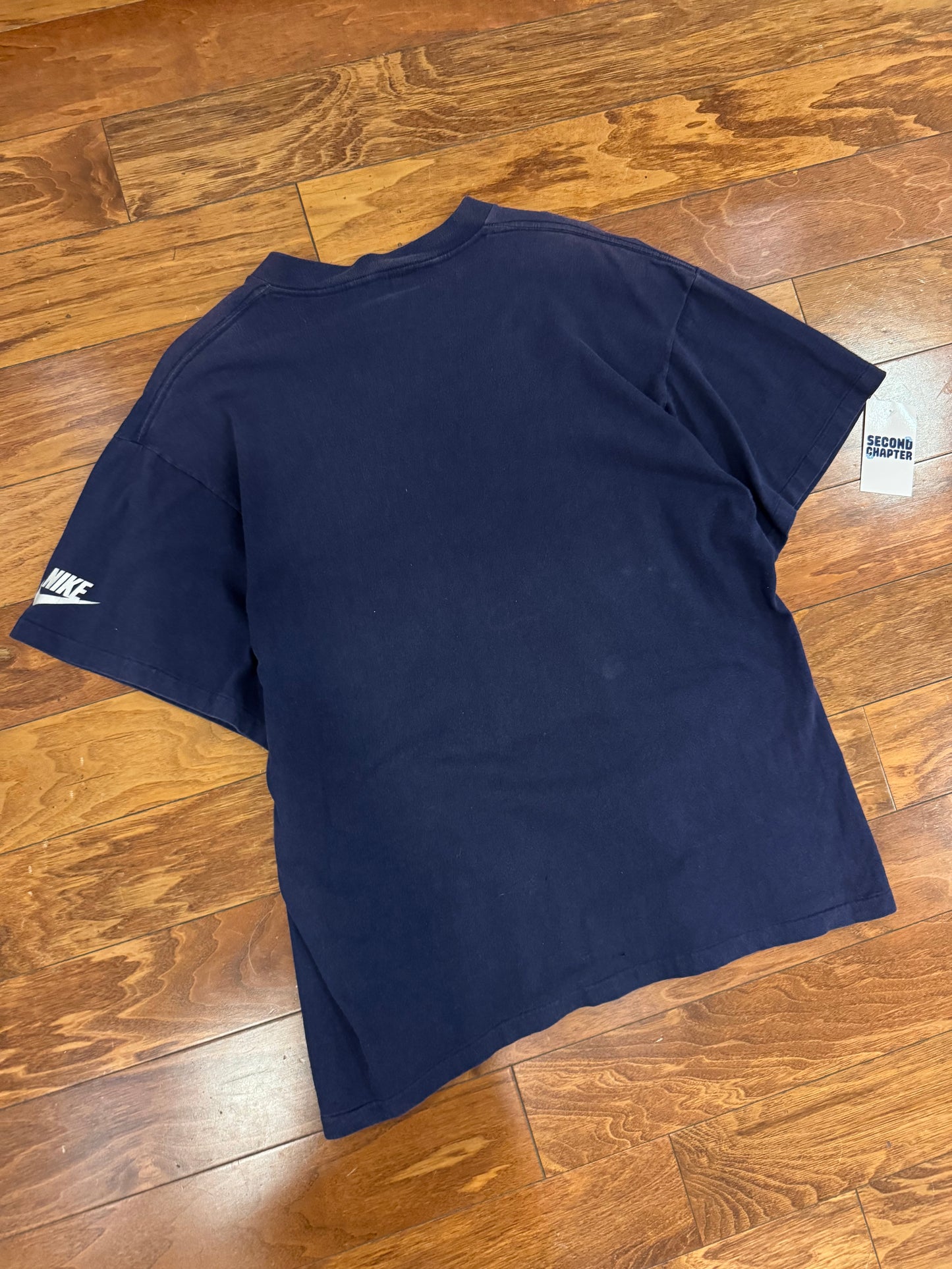 90s Duke University Vintage Nike "Just Do It" Old Logo Tee (XL)