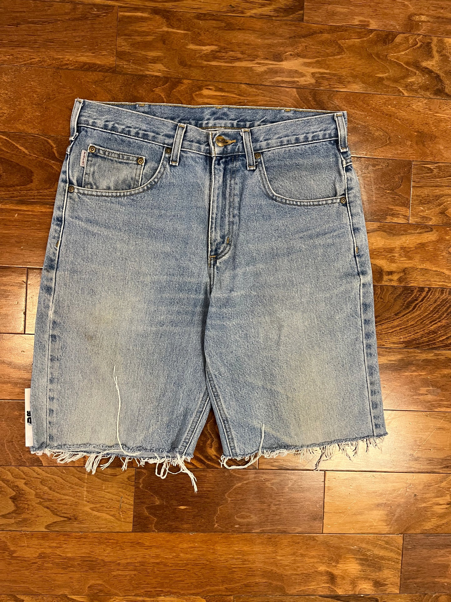 2021 Light Wash Carhartt Shorts (33)