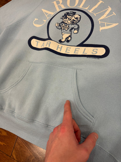 80s University Of North Carolina (UNC) Tar Heels Vintage Hoodie (M)