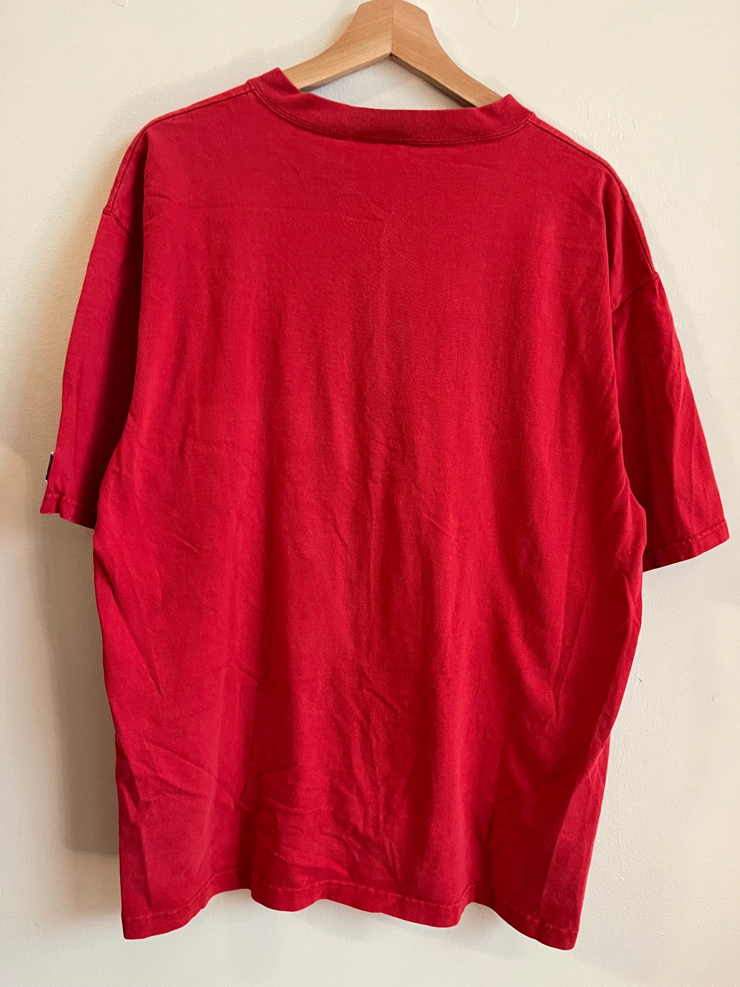 90s Chicago Blackhawks Logo Athletic Red Tee (L)