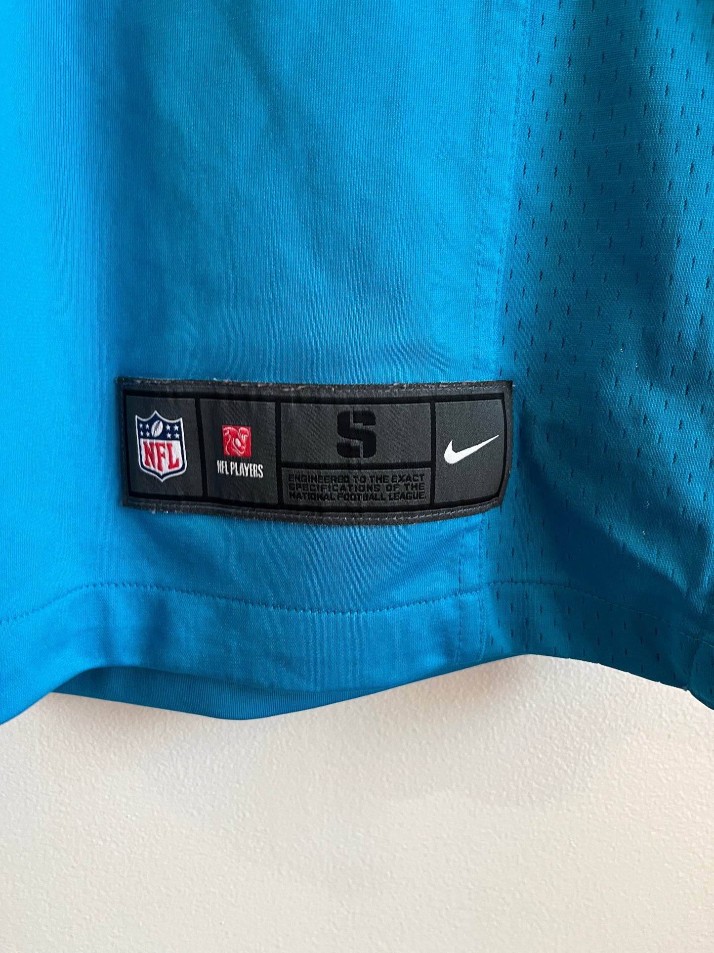 2022 Carolina Panthers Christian McCaffery Blue Nike Jersey (S)