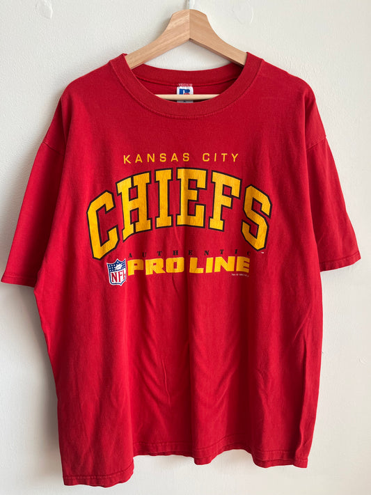 1995 Kansas City Chiefs Russell Pro Line Tee (XL)