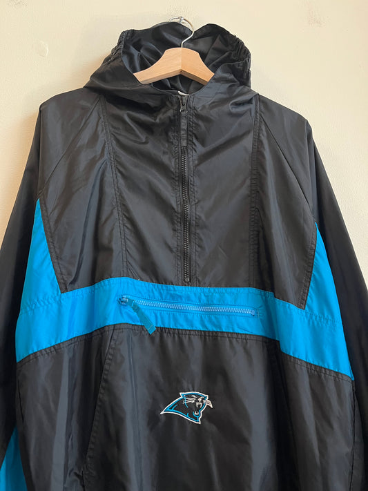 00s Carolina Panthers Hibbett Sports Windbreaker (Youth XL)