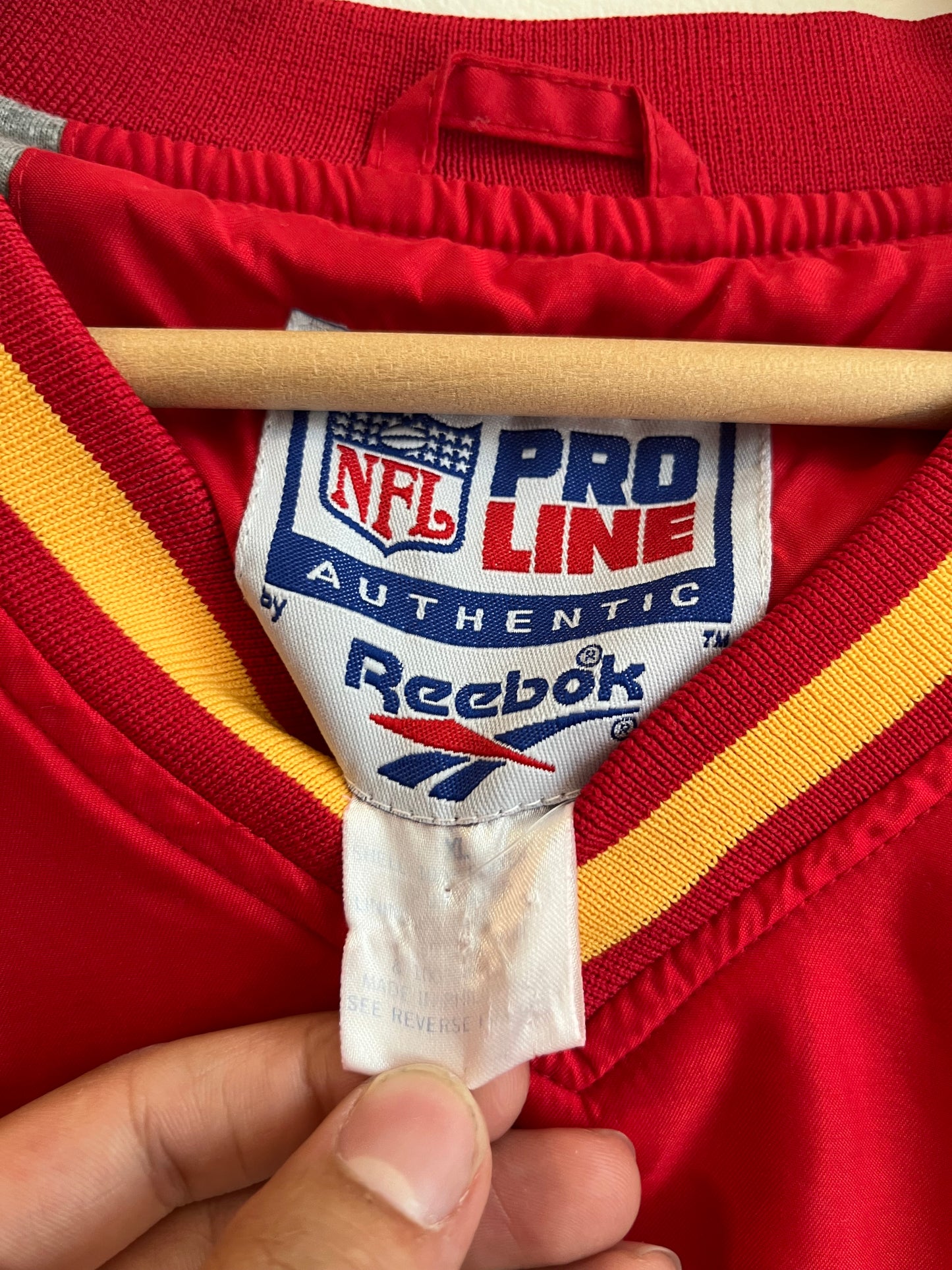 90s Kansas City Chiefs Vintage Reebok Windbreaker (XL)